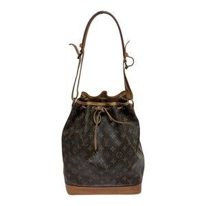 Louis Vuitton Monogram Noe Shoulder Bag Brown